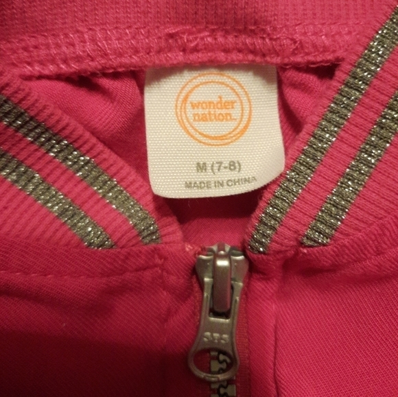 Wonder Nation Girls Lightweight Jacket Size Medium - Picture 5 of 8